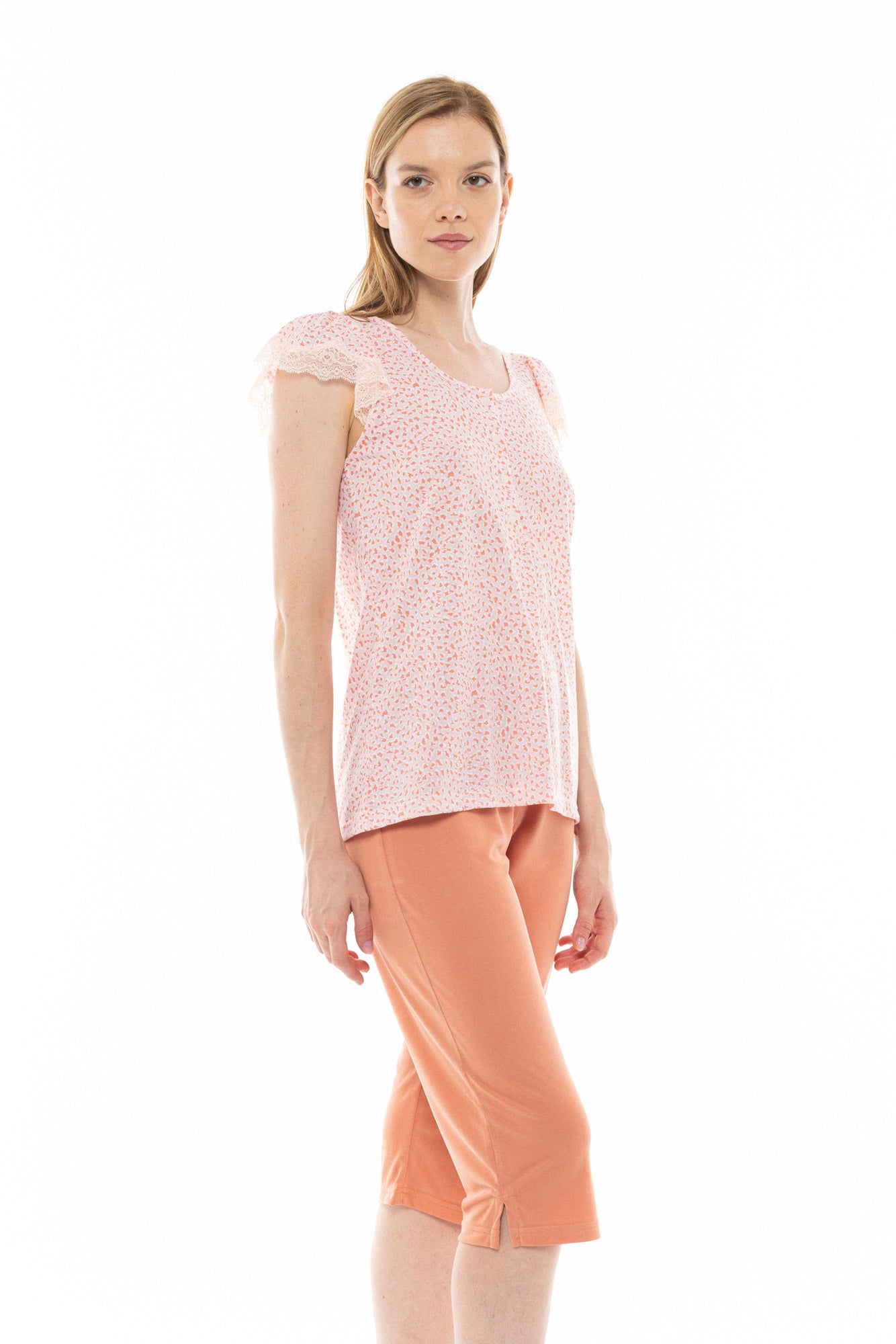 Pink Label - Pyjama Orange Leo