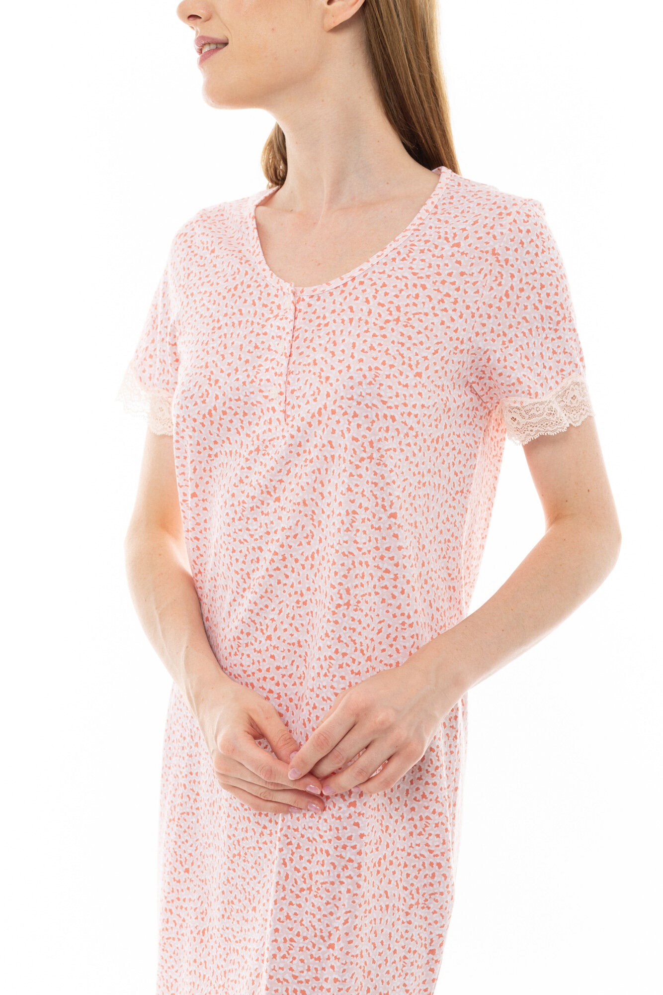 Pink Label - Nightgown Orange Leo