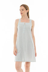 Pink Label - Nightgown Aqua Geo