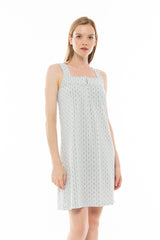 Pink Label - Nightgown Aqua Geo