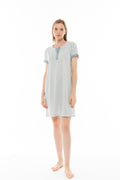 Pink Label - Nightgown Aqua Geo
