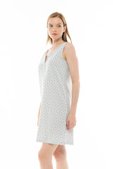 Pink Label - Nightgown Aqua Geo