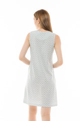 Pink Label - Nightgown Aqua Geo