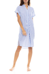 Pink Label - Nightgown Soft Blue Stripe