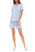 Pink Label - Pyjama Shorts Blue Leo