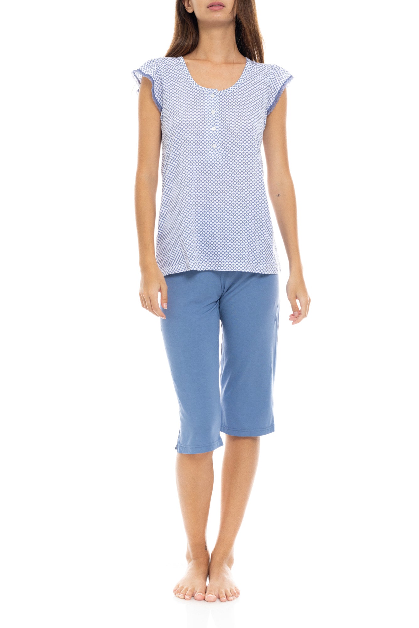 Pink Label - Pyjama Capri Spring Nights