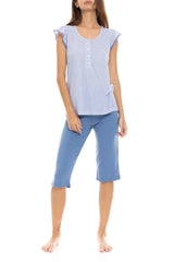 Pink Label - Pyjama Capri Spring Nights