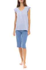 Pink Label - Pyjama Capri Spring Nights