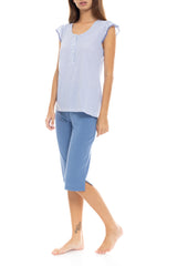 Pink Label - Pyjama Capri Spring Nights