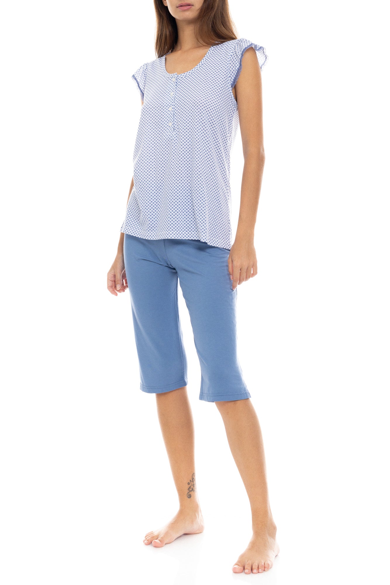 Pink Label - Pyjama Capri Spring Nights