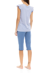 Pink Label - Pyjama Capri Spring Nights