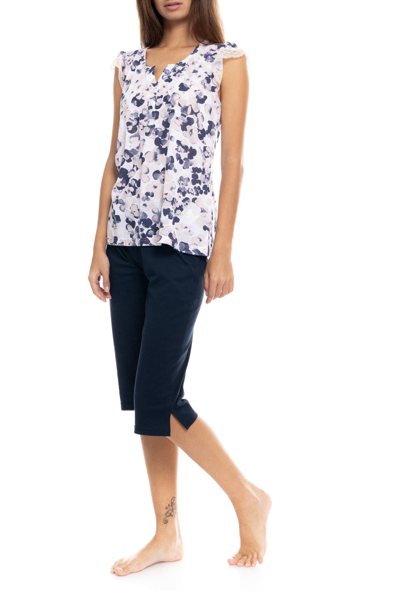 Pink Label - Pyjama Capri Elegant Nights