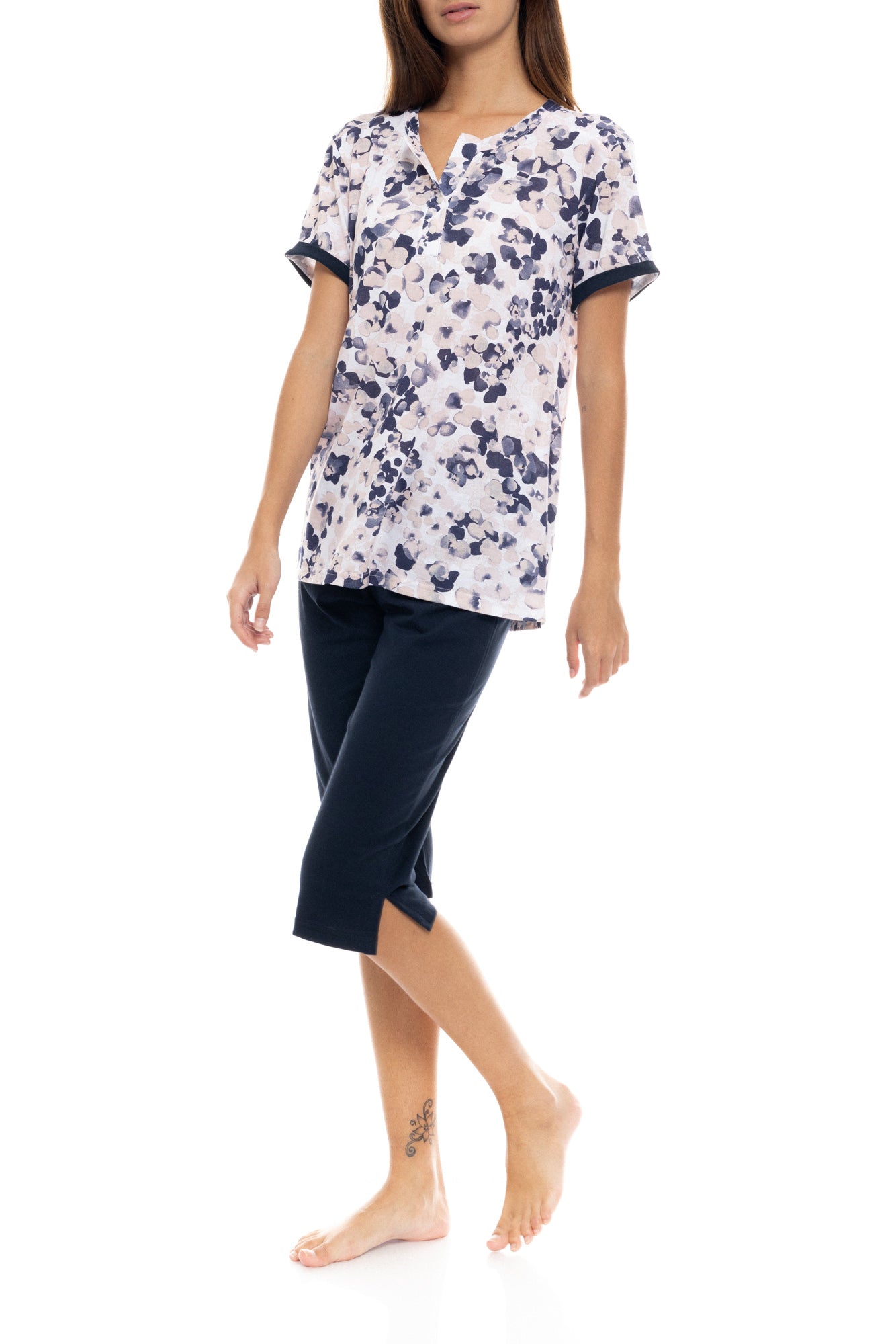 Pink Label - Pyjama Capri Elegant Nights