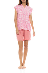 Pink Label - Pyjama Shorts Blooming Nights