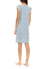 Pink Label - Nightgown Blue Flower