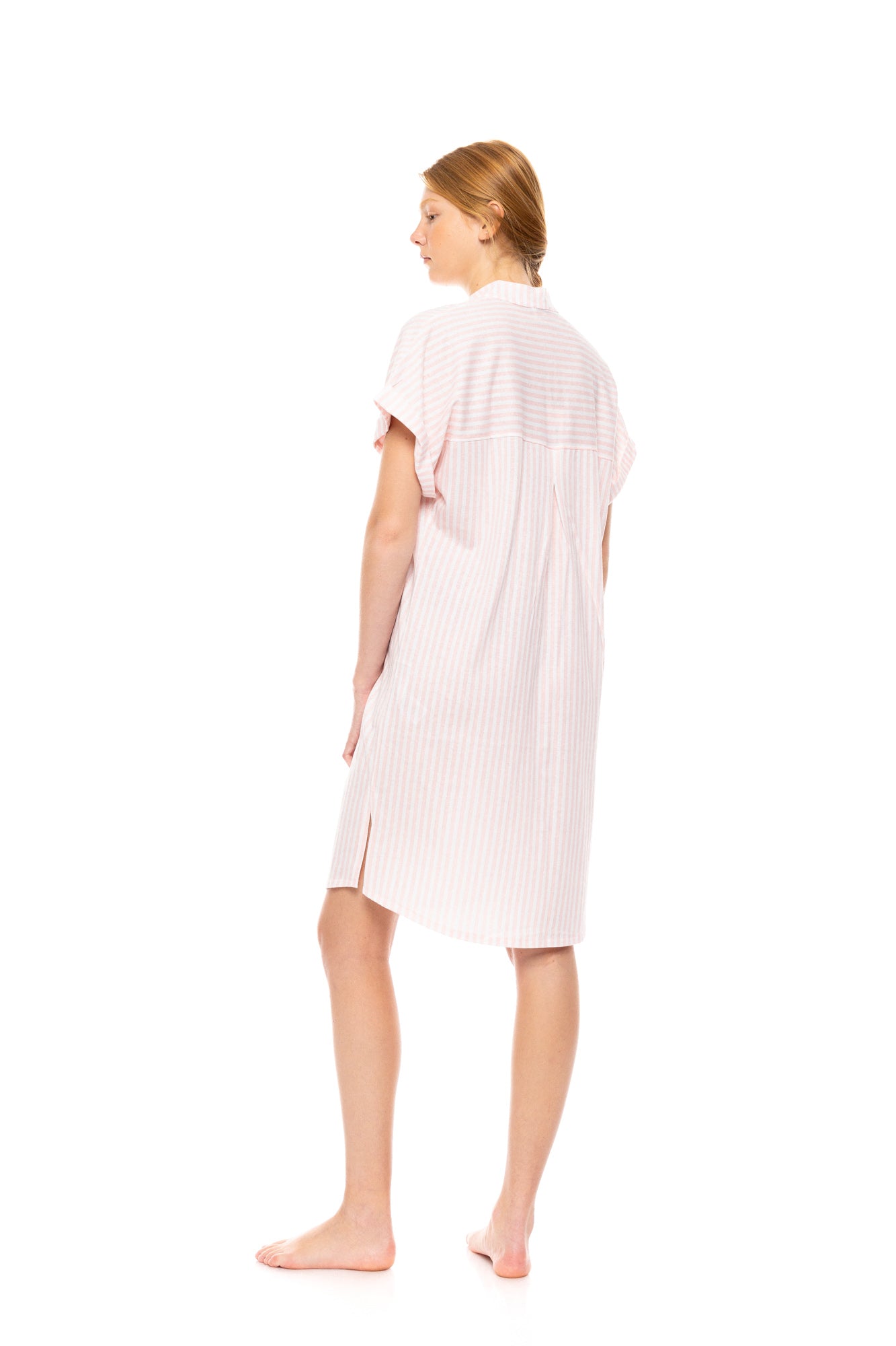 Pink Label - Nightgown Soft Pink Stripe
