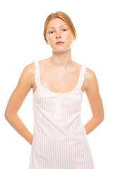 Pink Label - Nightgown Soft Pink Stripe
