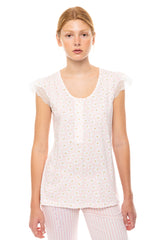 Pink Label - Pyjama Capri Pink Daisy