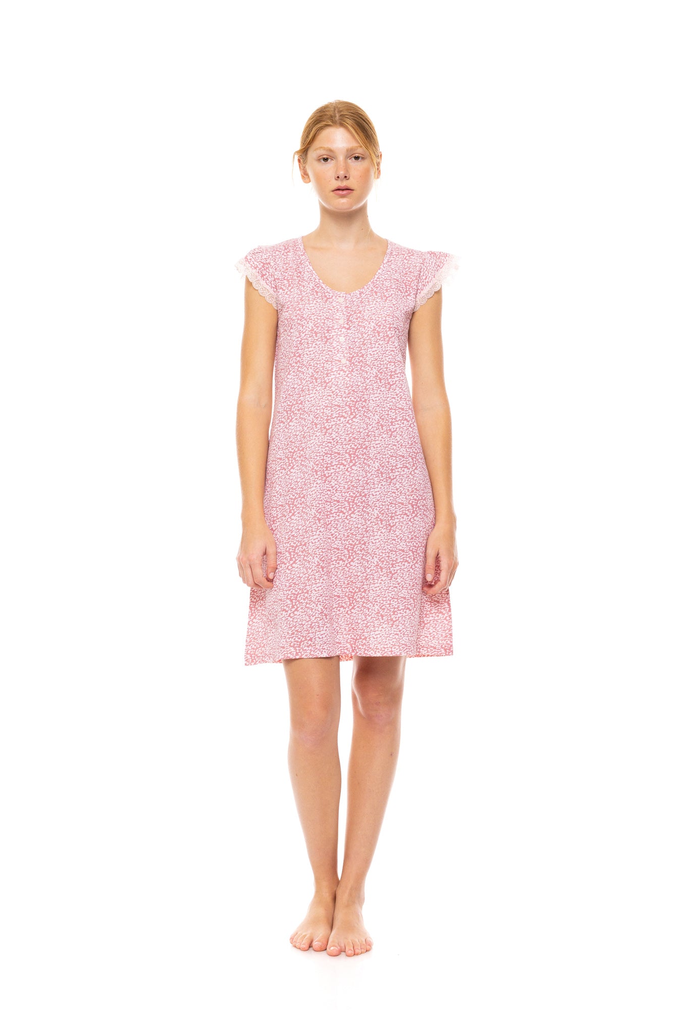 Pink Label - Nightgown Leopard Rose