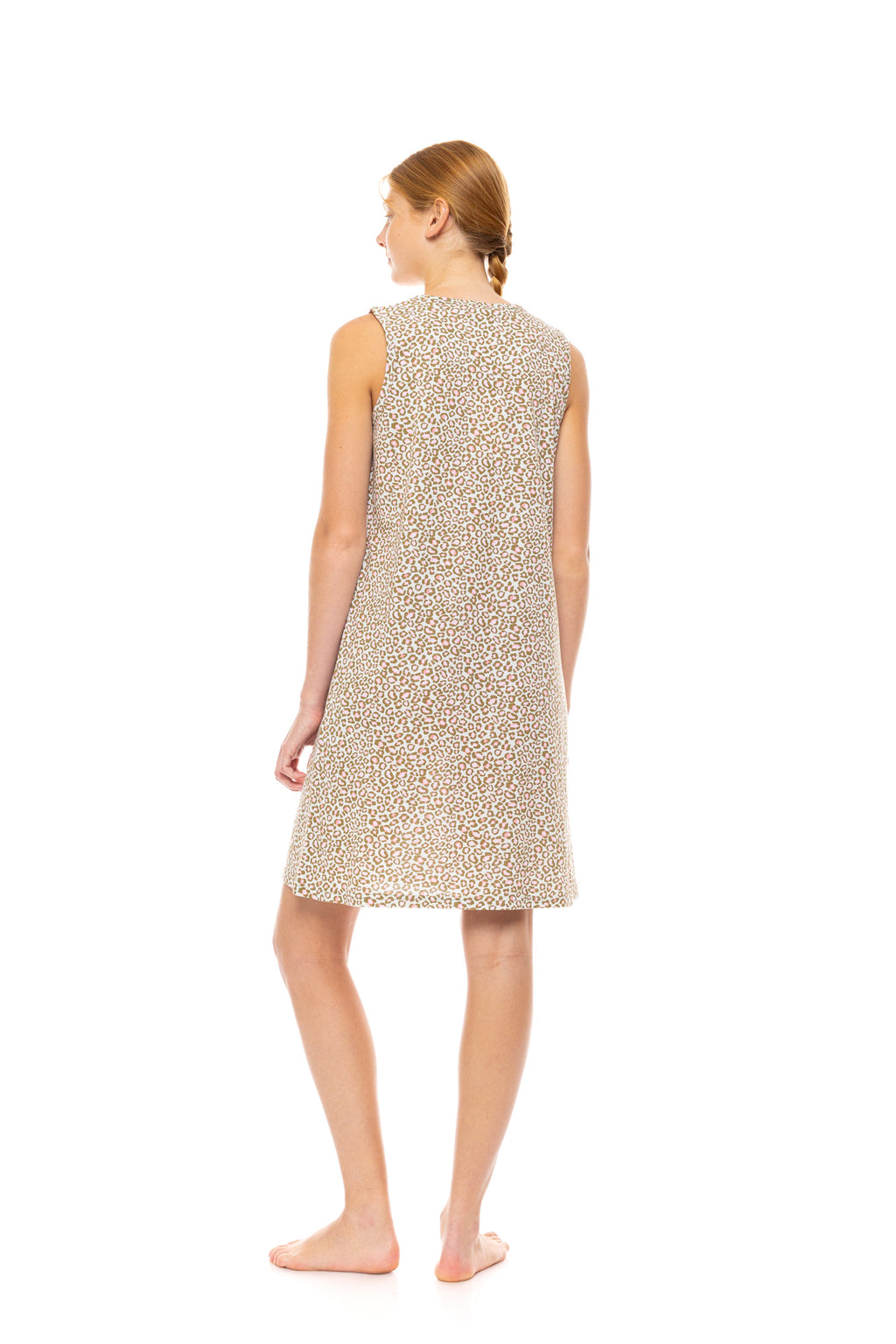 Pink Label - Nightgown Mint Leopard