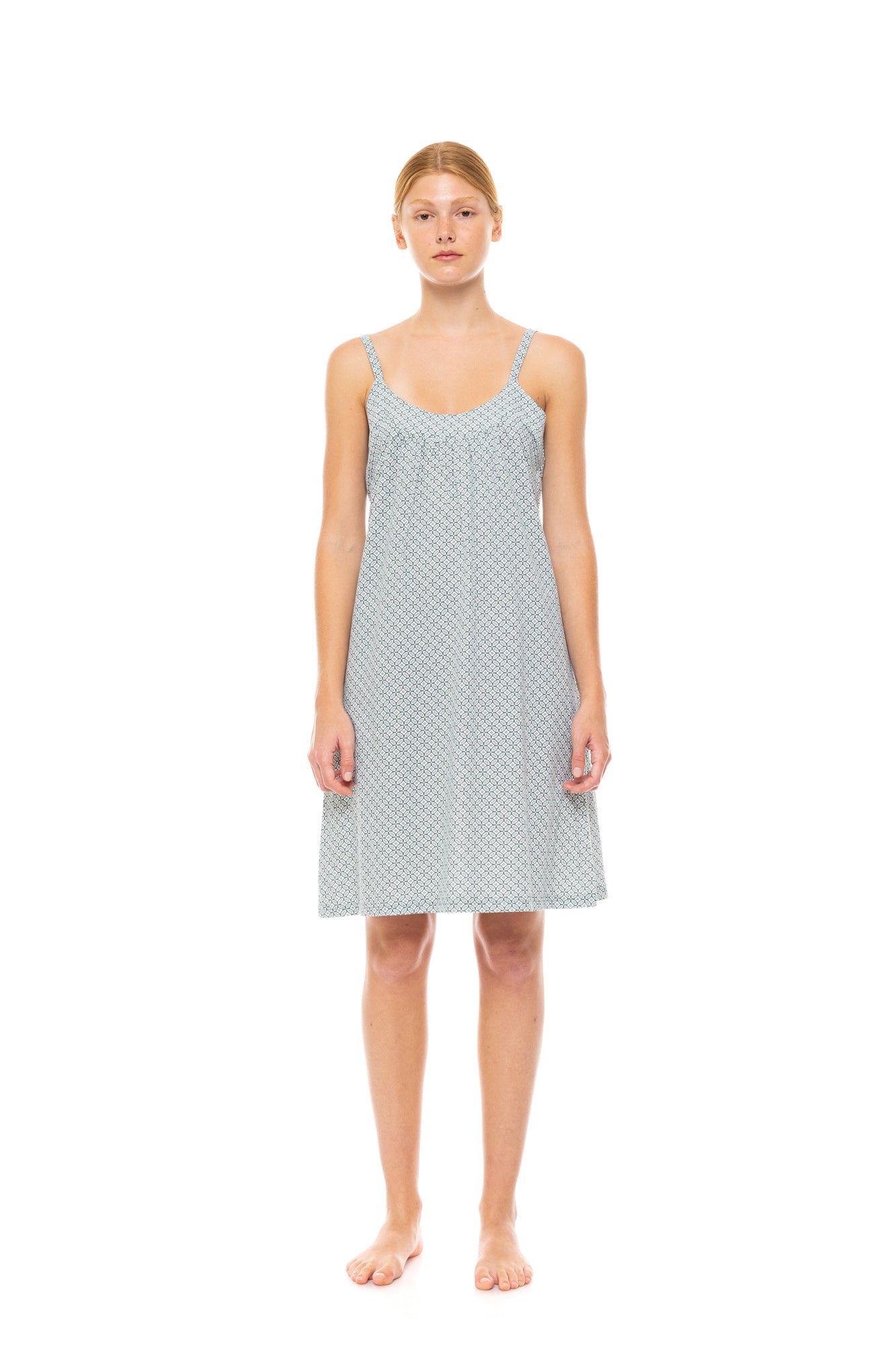 Pink Label - Nightgown Forest Green Geo