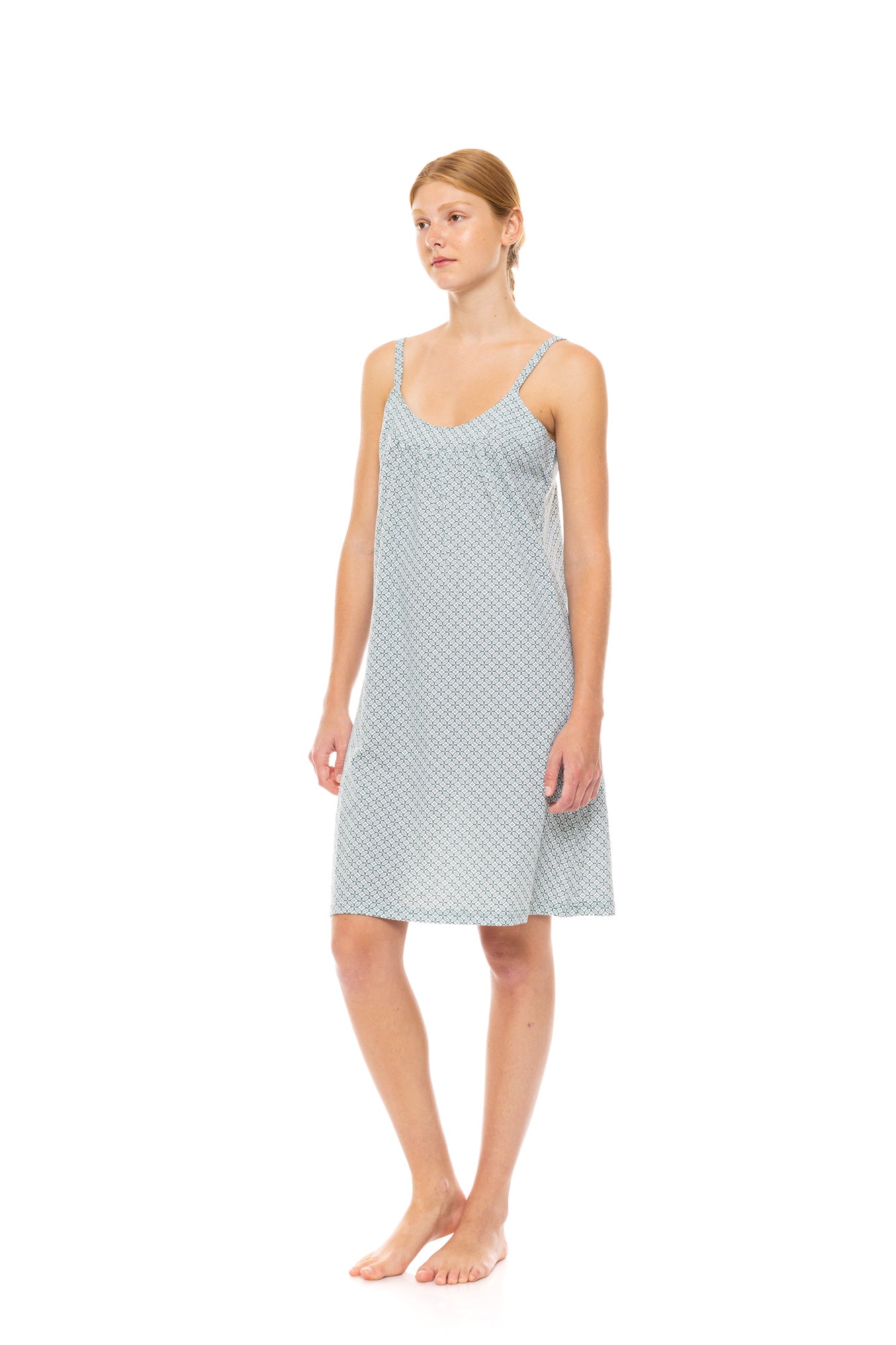 Pink Label - Nightgown Forest Green Geo