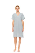 Pink Label - Nightgown V Forest Green Geo