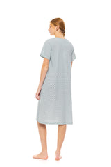 Pink Label - Nightgown Classic Forest Green Geo
