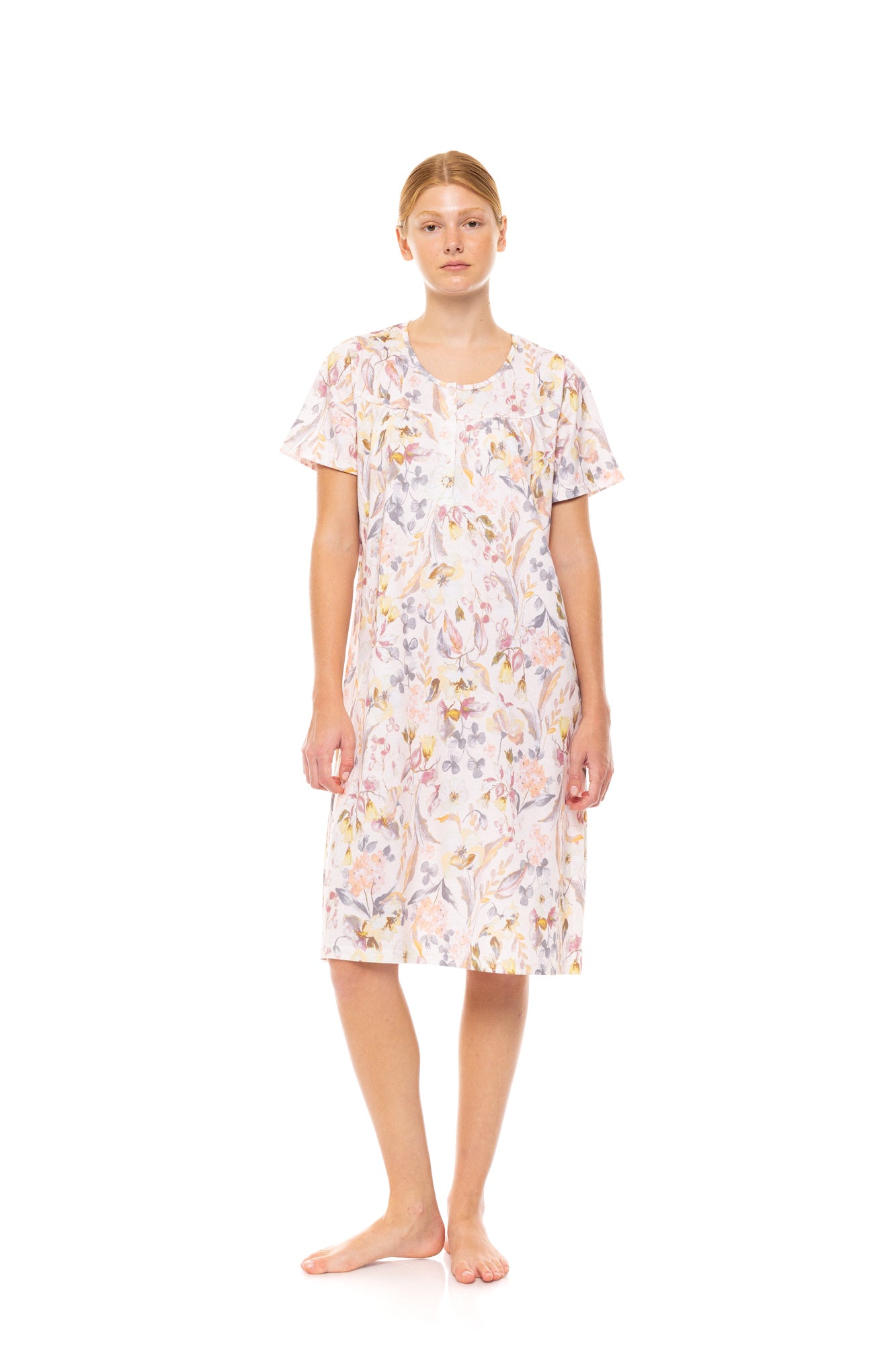 Pink Label - Nightgown Classic Floral Rose