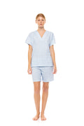 Pink Label - Pyjama Shorts Nordic Stripe