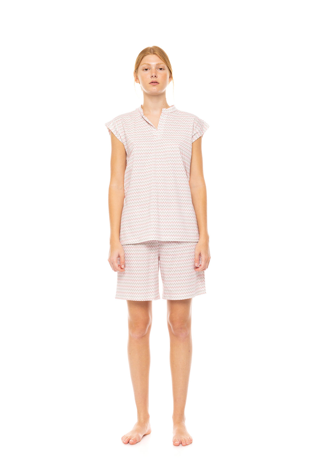 Pink Label - Pyjama Shorts Sunset Geo