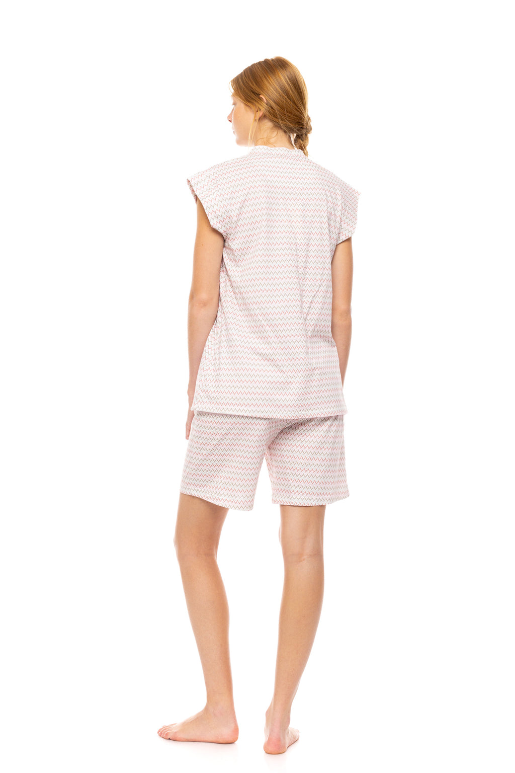 Pink Label - Pyjama Shorts Sunset Geo