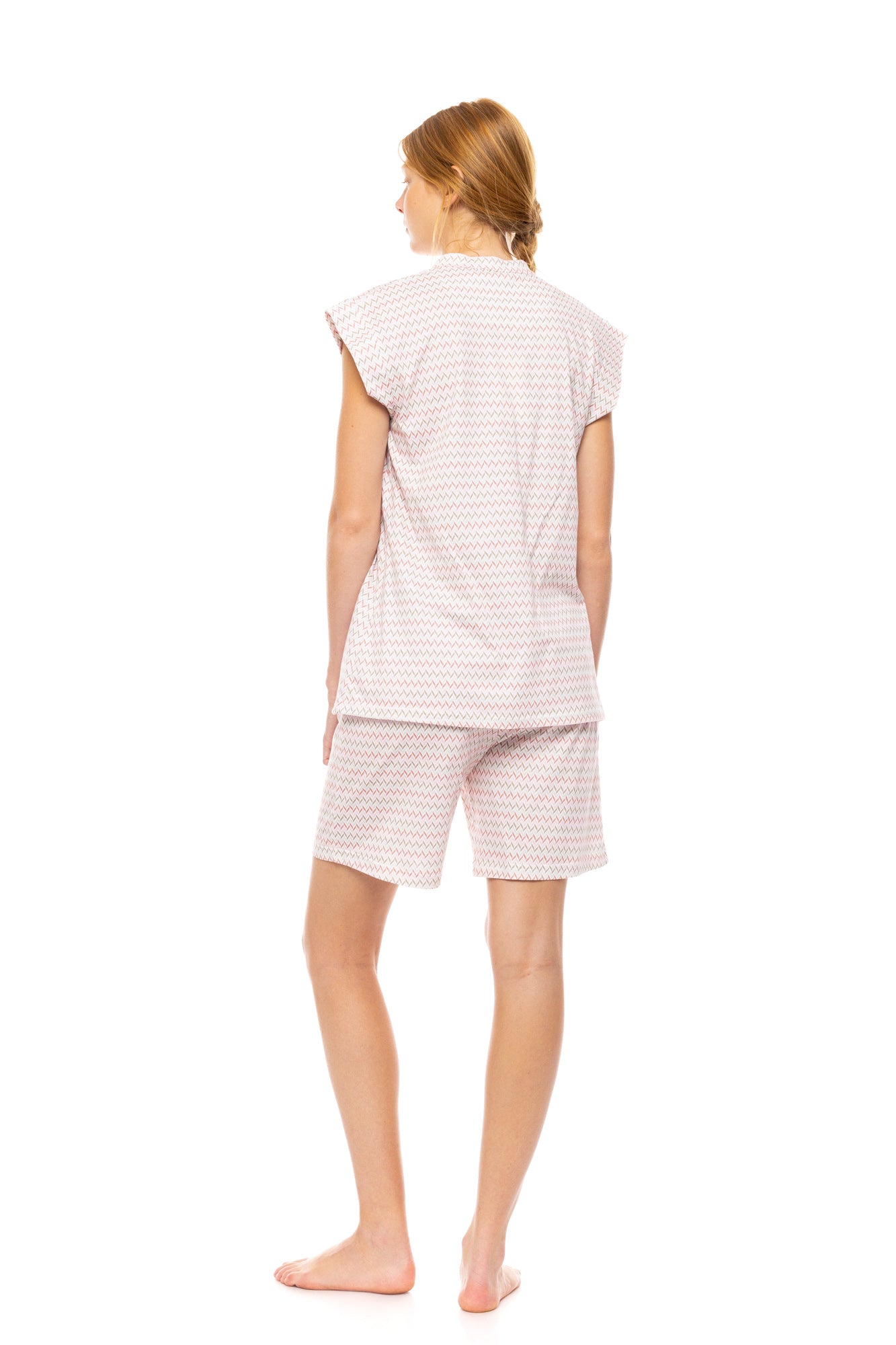 Pink Label - Pyjama Shorts Sunset Geo