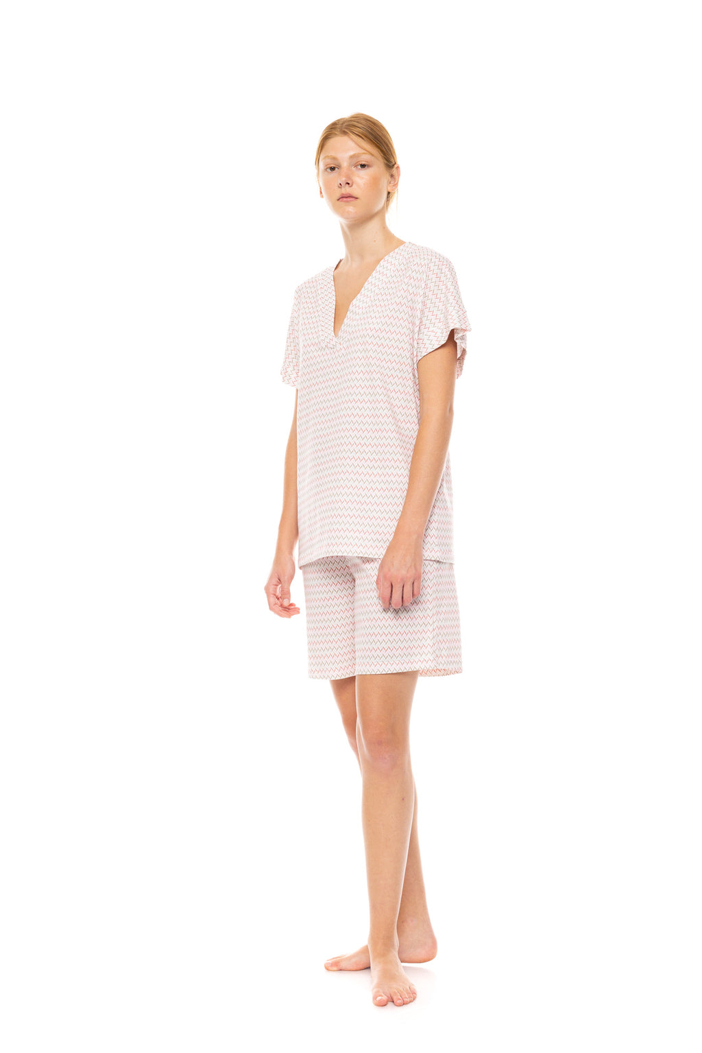 Pink Label - Pyjama Shorts Sunset Geo