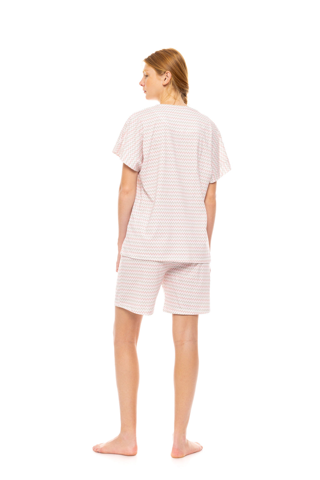 Pink Label - Pyjama Shorts Sunset Geo