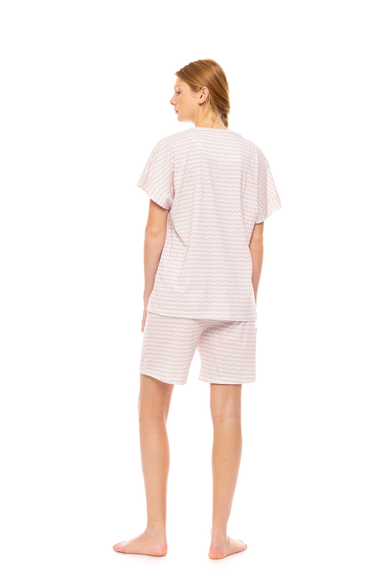 Pink Label - Pyjama Shorts Sunset Geo