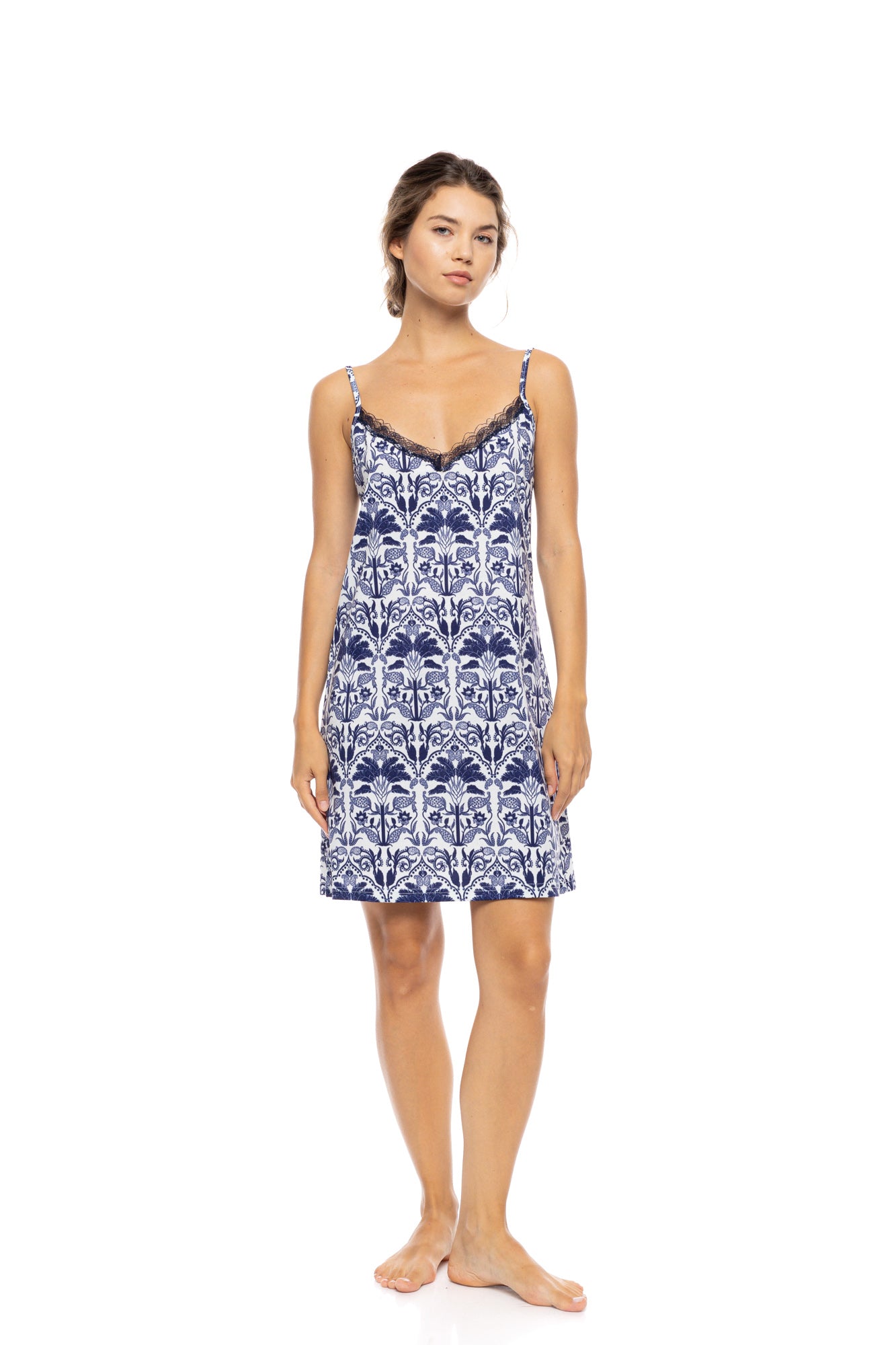 Pink Label - Nightgown Blue Tropical