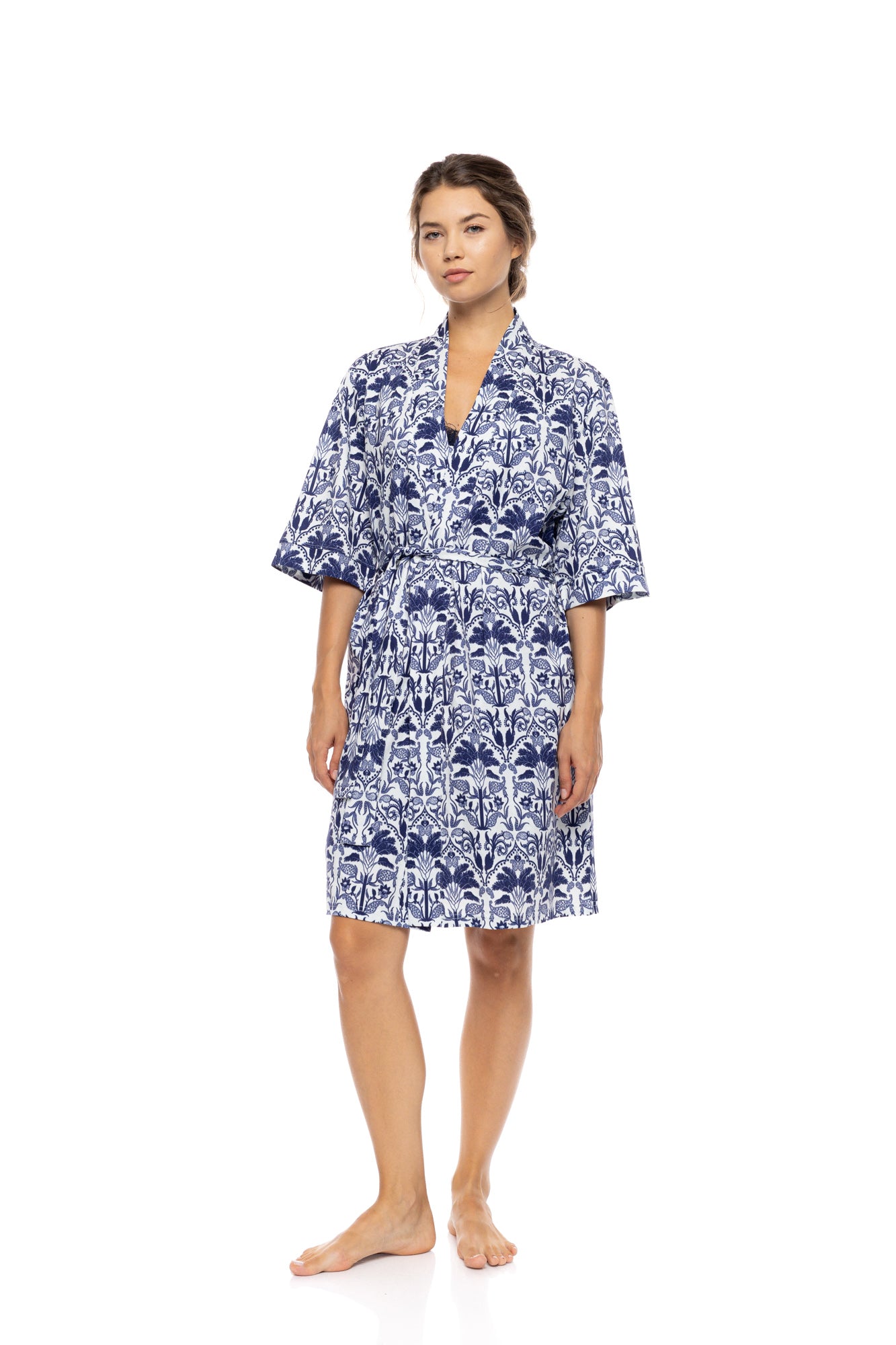 Pink Label - Robe Blue Tropical
