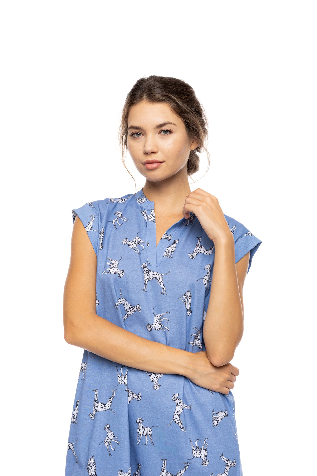 Pink Label - Nightgown Dalmatian Denim