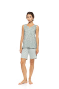 Pink Label - Pyjama Shorts Jade Leo