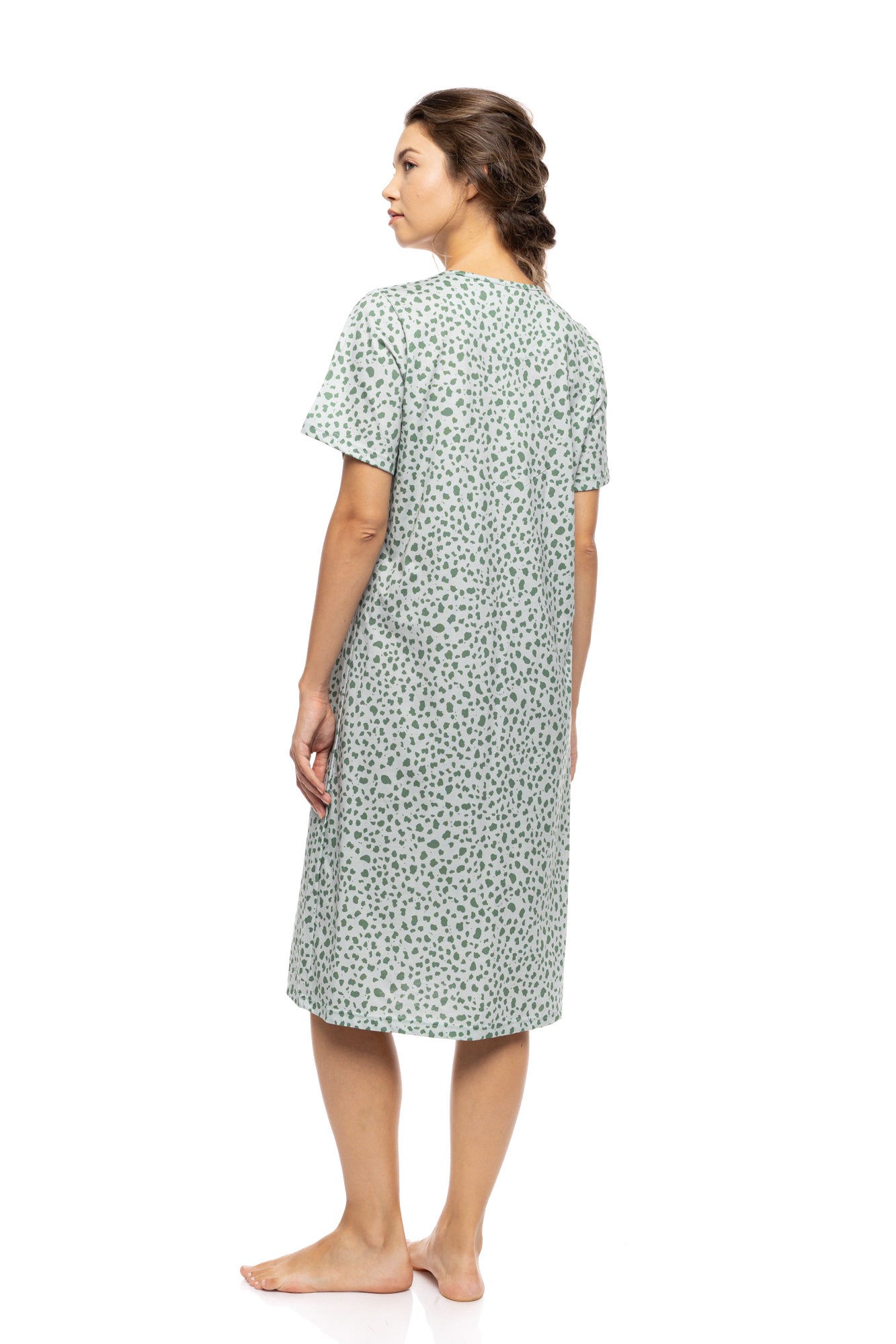Pink Label - Nightgown Classic Jade Leo