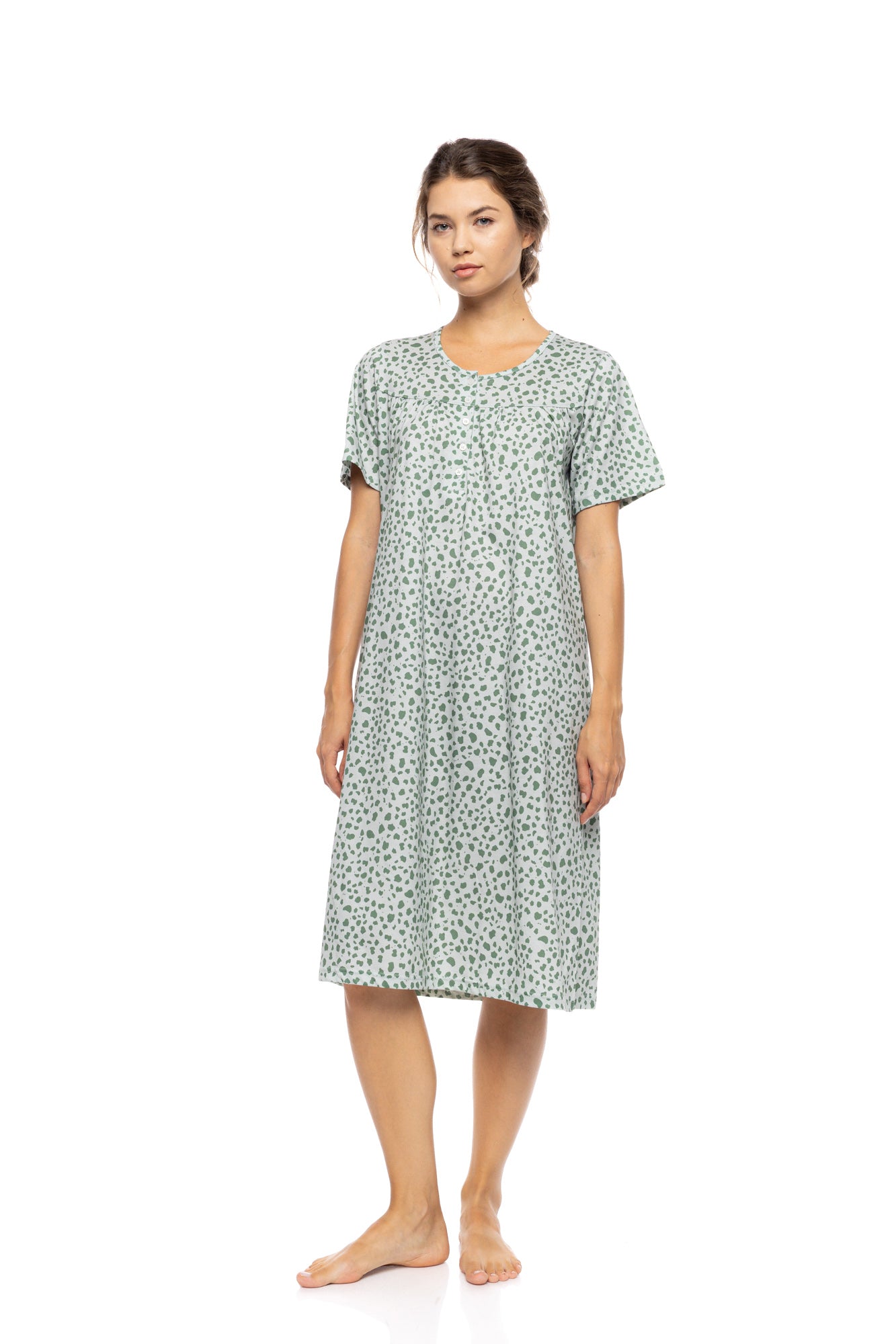 Pink Label - Nightgown Classic Jade Leo