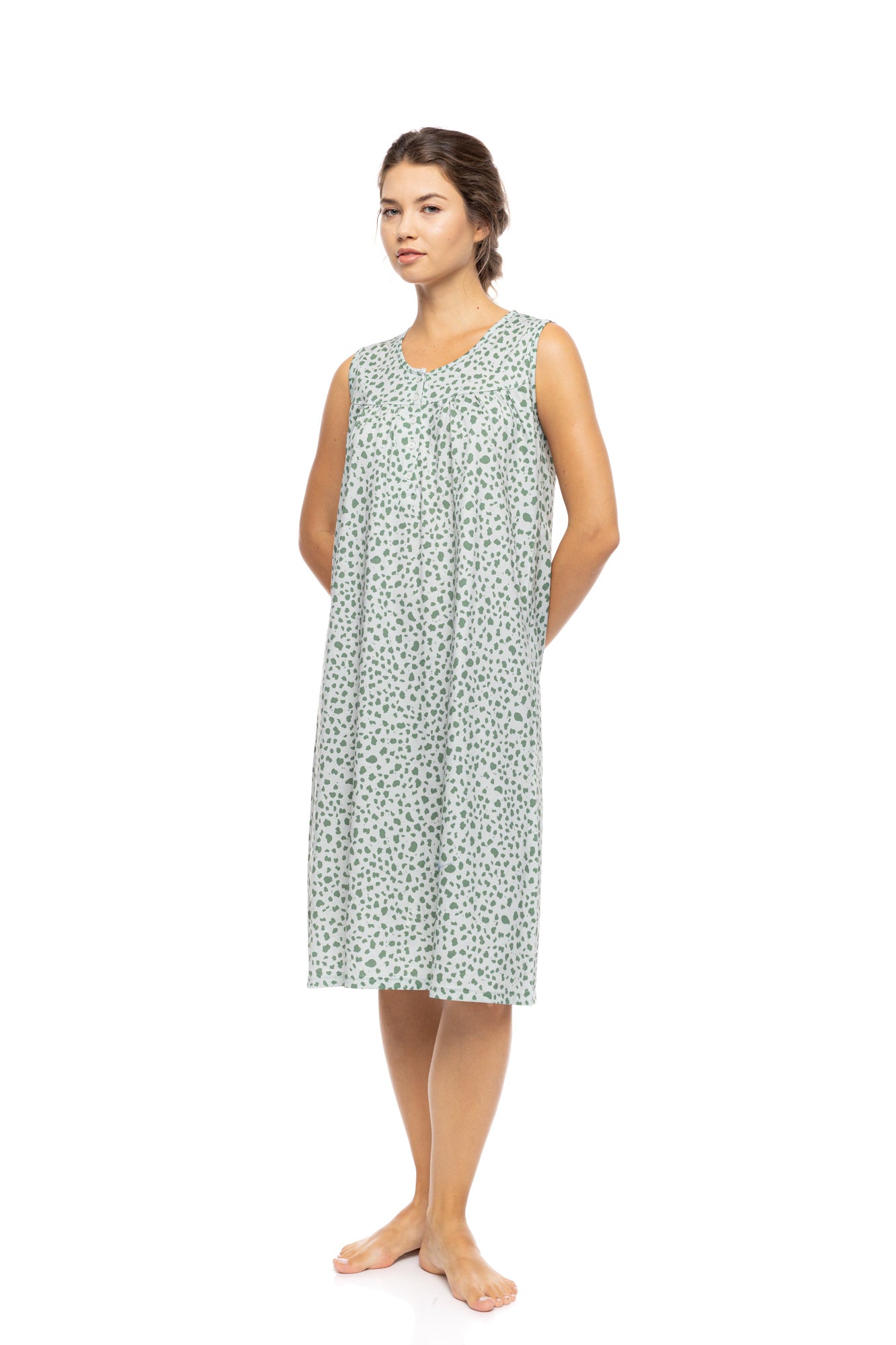 Pink Label - Nightgown Classic Jade Leo
