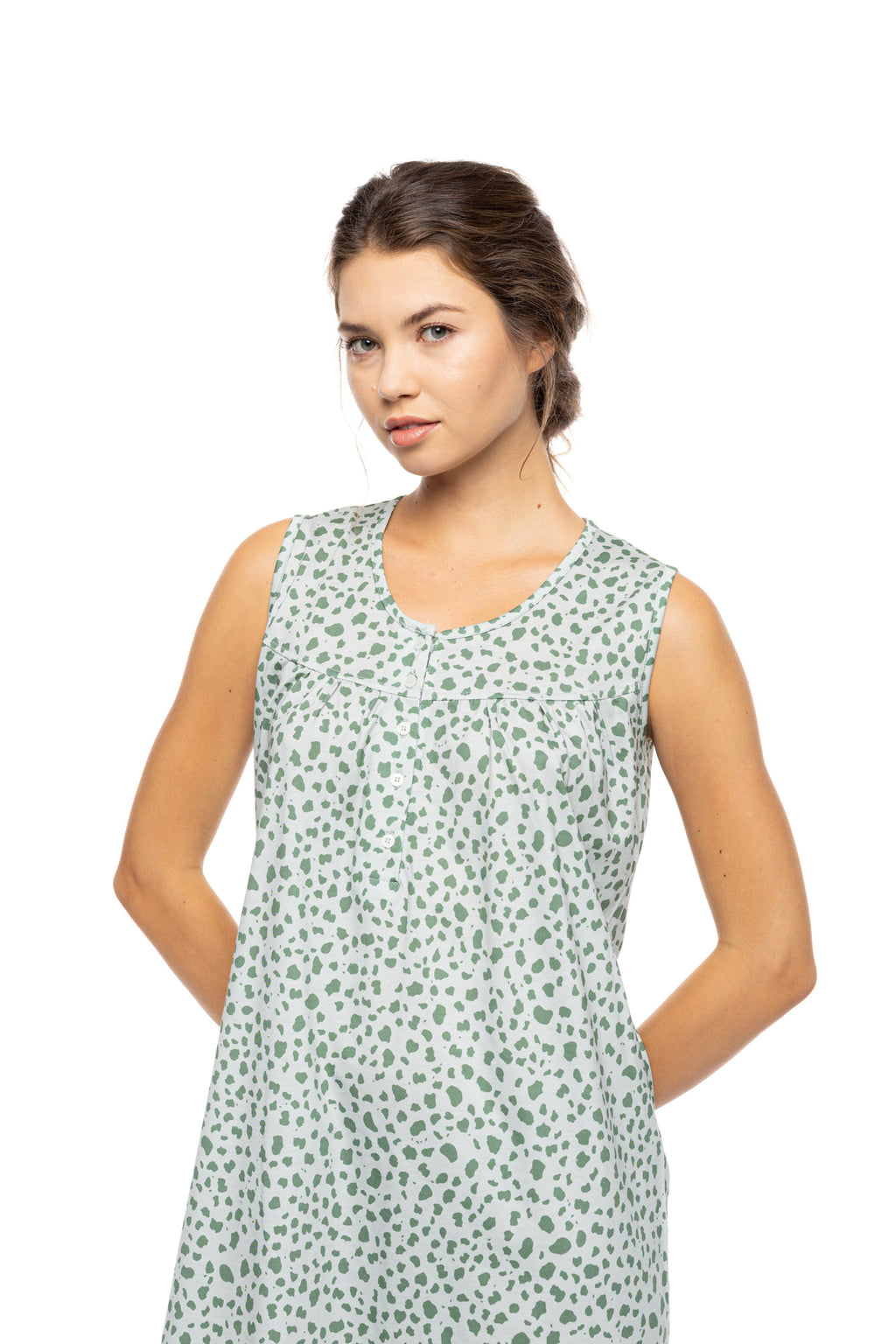 Pink Label - Nightgown Classic Jade Leo