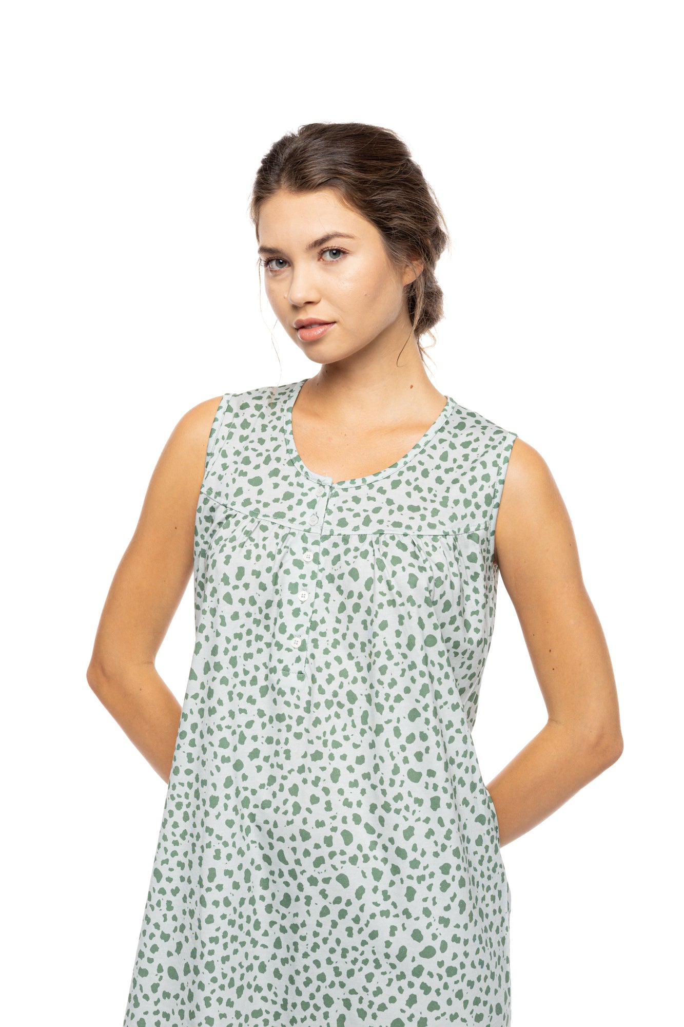 Pink Label - Nightgown Classic Jade Leo