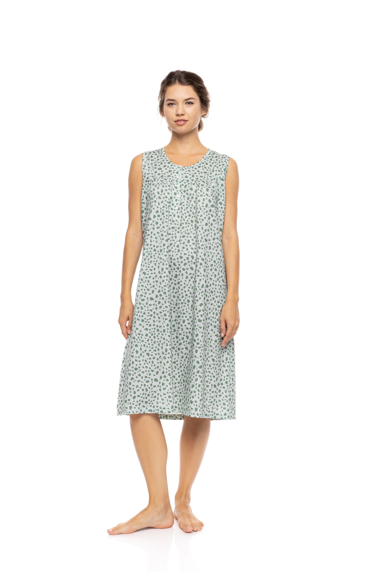Pink Label - Nightgown Classic Jade Leo