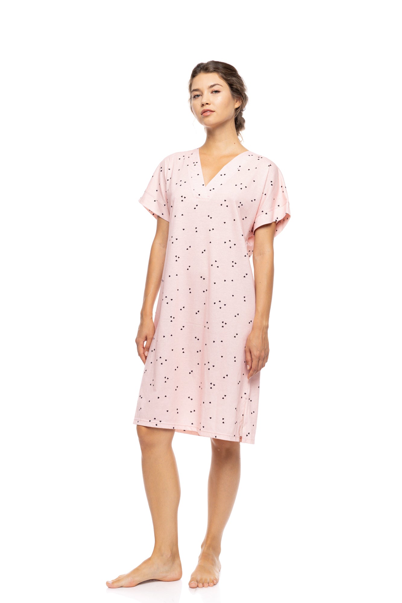 Pink Label - Nightgown Little Heart Pink
