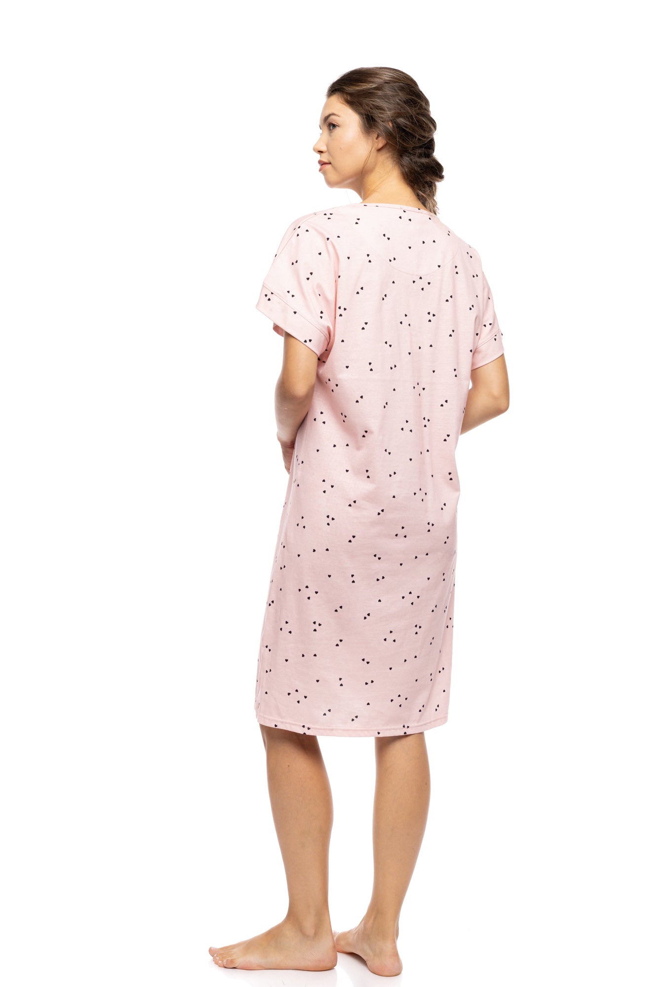 Pink Label - Nightgown Little Heart Pink