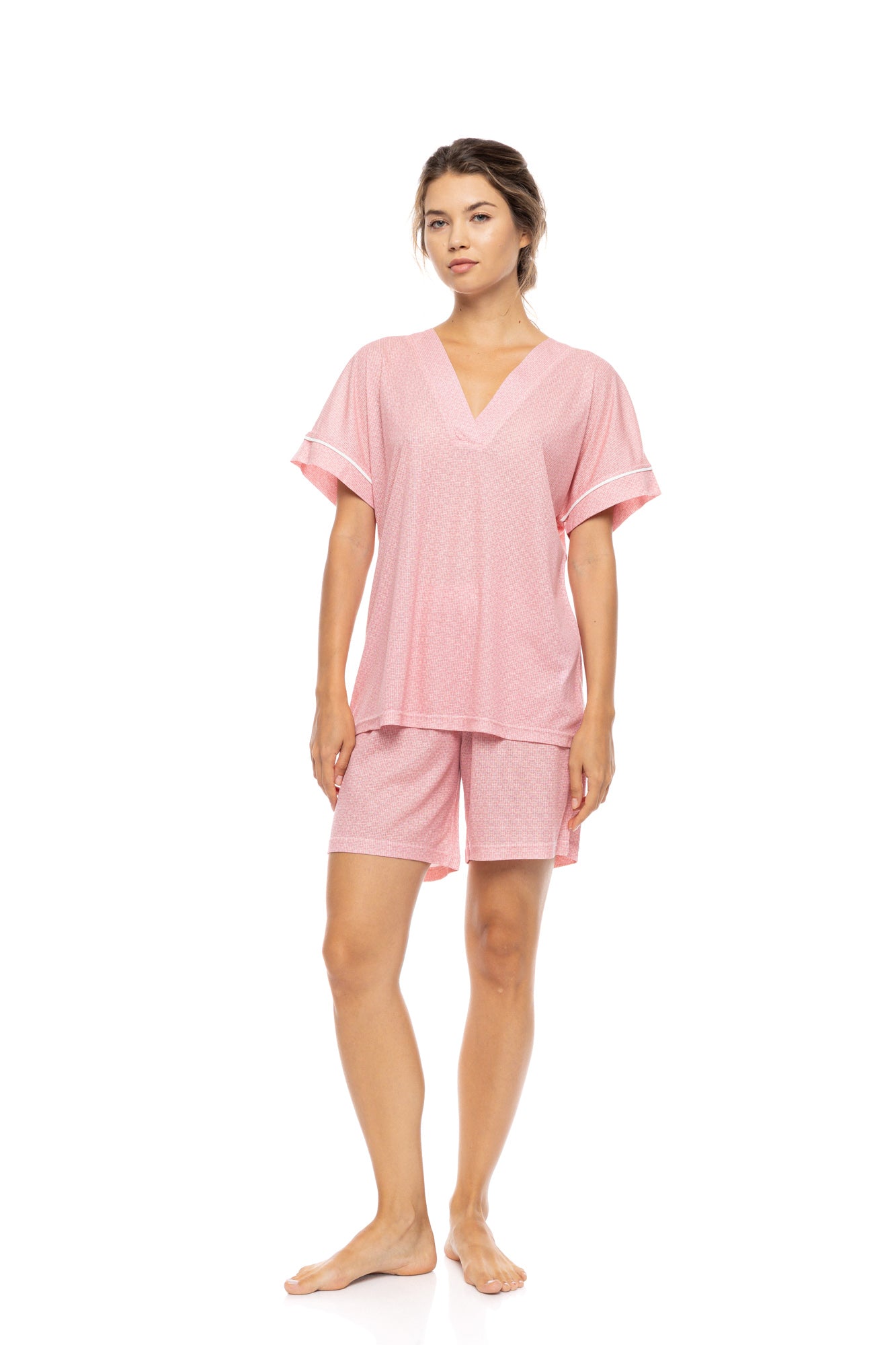 Pink Label - Pyjamas Shorts Summer Geo