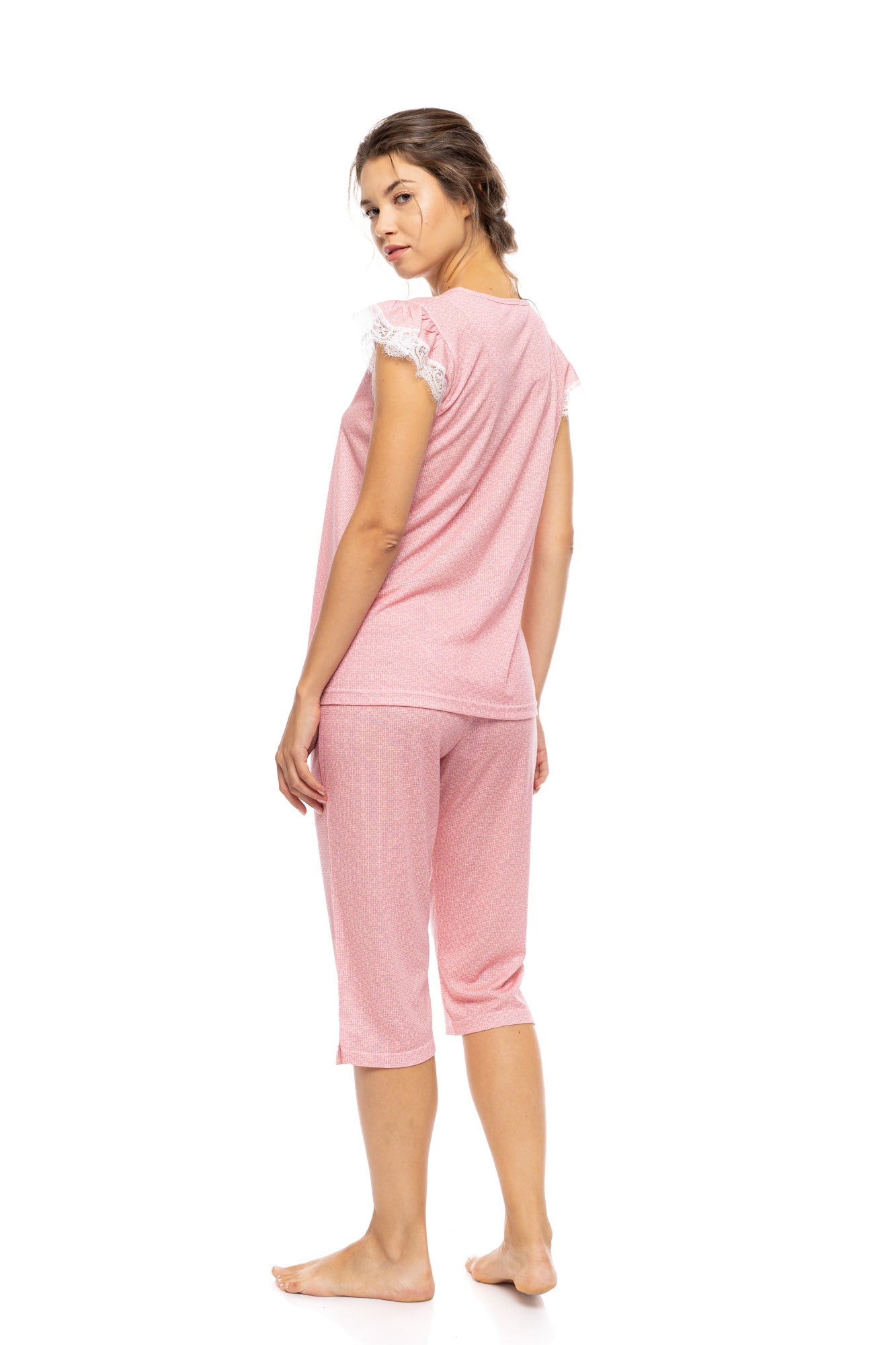 Pink Label - Pyjamas Capri Summer Geo